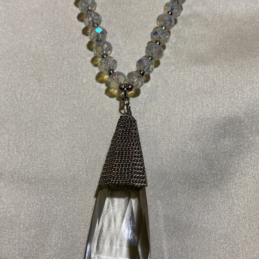 Crystal Tear Drop Statement Piece - image 3